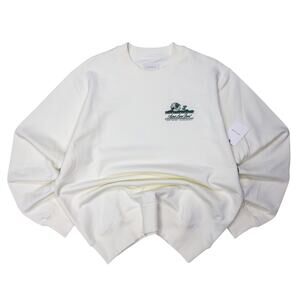 Aimé Leon Dore Unisphere Crewneck Pristine Cream Size XL